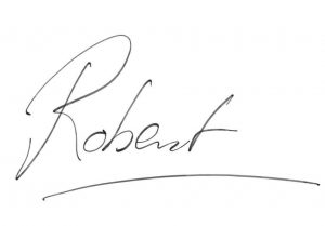 Handtekening Robert